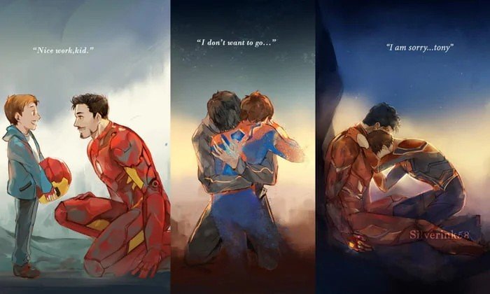 Zenikent0's tweet photo. @Indie5051 Nunca se adaptó 
Porque creo que se querían alejar mucho de las versiones anteriores de spider-man y está bien porque el ya  tuvo una figura paterna 

Y se llamaba Tony stark https://t.co/AV7rhPnIUQ