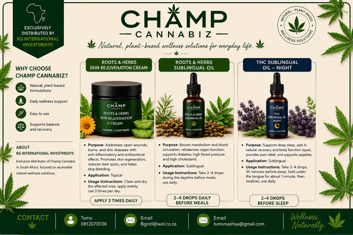 TumoMashiya's tweet photo. Try our Amazing #Medicinal #Cannabis #Combo, Great for Skin, Vital Organs &amp; body.
We #Do #Courier #All #over #SA
#BGInternational #ChampCannabiz
@NoxoloOlerato https://t.co/oGkqp9r8Ej