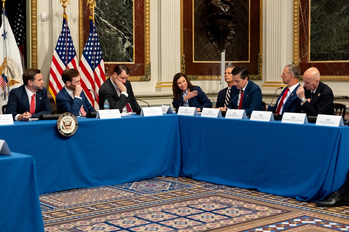 RepScottPerry's tweet photo. Thanks to @VP Vice President JD Vance for asking me to the table at the White House Fraud Task Force today, to discuss the Trump Administration’s historic effort to crush this crime around our Nation.

One of the reasons I was asked was because of my relentless call not only to stop the hemorrhaging of fraud, waste, and abuse plaguing our Nation, but to seek justice from those who perpetrate it against the American Taxpayers.