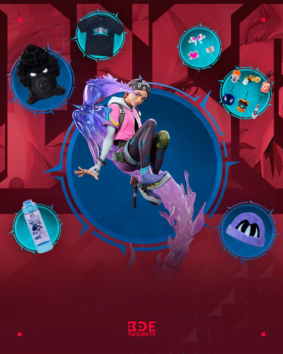 BDERADIANTE's tweet photo. La página de Merch de #VALORANT China presentó una nueva figura de Clove 🦋

También se revelaron otros productos, como peluches, una gorra de Omen y joyería. Por ahora, no se sabe si llegará en el futuro a Riot Merch. https://t.co/0PRyGufNhR