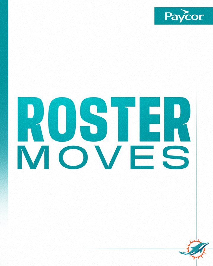 MiamiDolphins's tweet photo. Roster Moves | We have claimed tight end Jeremiah Franklin off waivers from New England and signed defensive lineman Fatorma Mulbah.

We have also waived edge Seth Coleman-Lyles and placed defensive lineman Rene Konga on the injured reserve list. https://t.co/UNRBOBPiXK