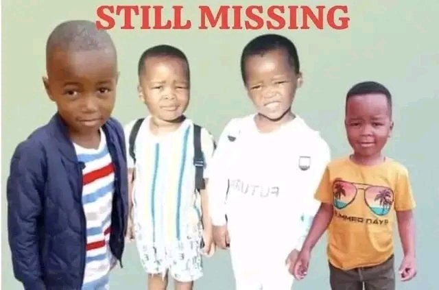 joy_zelda's tweet photo. A amount of 1 million has been set aside to find all 4 of these children  which is Oyintando,Thabisile,Thabile &amp; Sive Siganga,who went missing 10 November 2024,at Ntabankulu in Eastern Cape last seen playing at their home if anyone knows anything call Col Raymond Buys 0825594613 https://t.co/G8G2DiwY7q