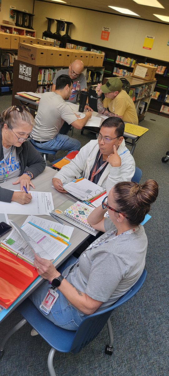 MrsE_Math_Queen's tweet photo. @TWE_Texans 2nd-5th grade teachers getting a jump start on Unit 1 Concept 2 by using their Unit Plans &amp; Formative Assessments to complete Know/Show charts. #ICImpactFBISD @Math_FBISD https://t.co/mN2p4h8DbO
