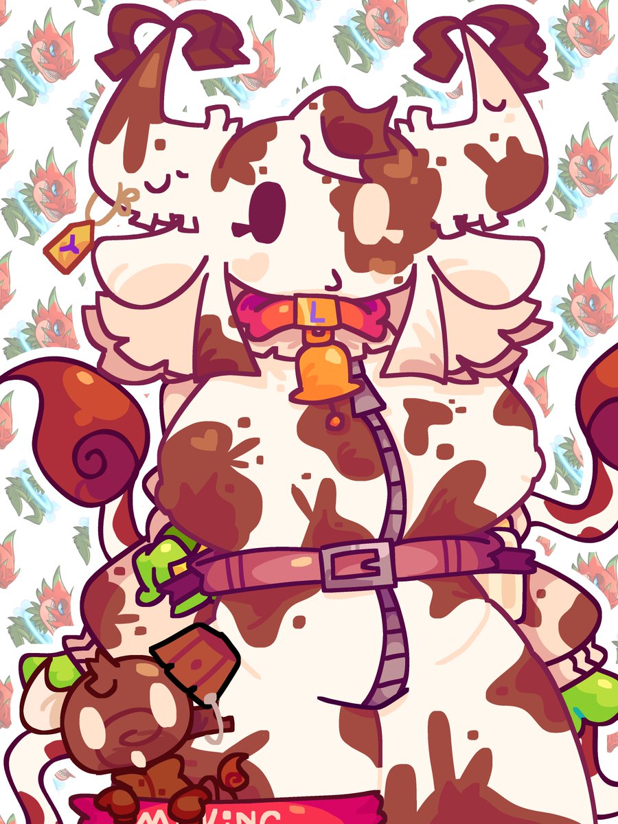 BoltycArts's tweet photo. Im pretty sure TikTok shadow ban me (or im just being forgotten) so here's the drawing i did!
(Nobody looks at my Twitter...)
#cow #yatta #milk https://t.co/L9jxmPRnmk