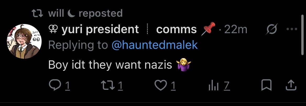 hauntedmalek's tweet photo. ur actually a loser for that wtf bringing up the fact i was groomed into being far right in 2023 as a pisstake ur Not fucking funny https://t.co/wik4uNKJ5L