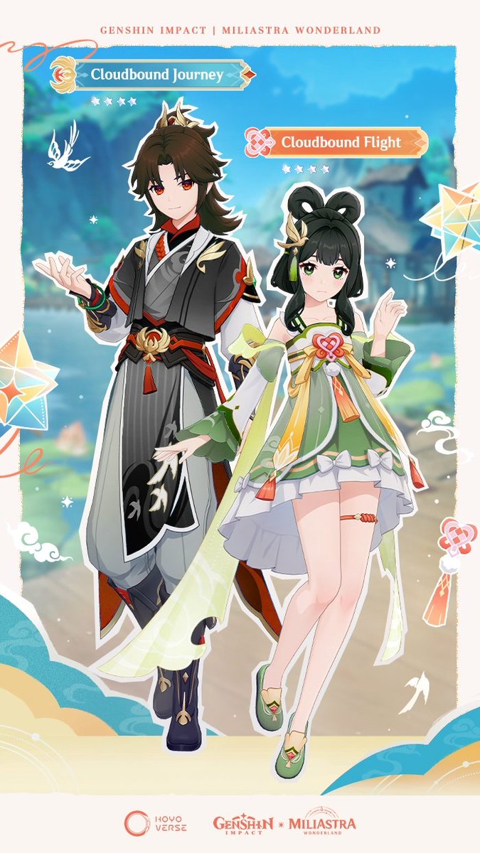 BootlegShizun's tweet photo. Bingge and Jiu-mei edit of the new outfit we will get in Miliastra! I had to i am sorry ><

Does anyone else see the vision here??? If only we could edit the colors in our outfits 😭 https://t.co/w7IoDbEWIE