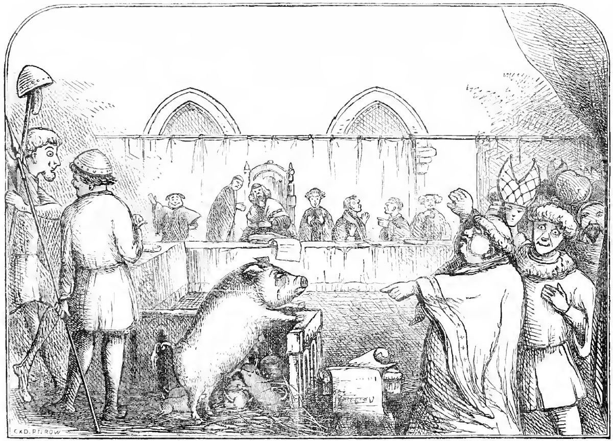 Flamoose's tweet photo. @owenbroadcast In the medieval ages Law was ordained by God, and applied to all his creations, which led to a lot of animal trials https://t.co/AsycjBsBzc