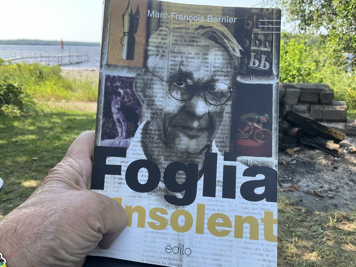 BoucharaCharly's tweet photo. #Foglia est mort y a un peu plus d’un an. Il me manque autant que #LeonardCohen et autant que mon pote #DanielBoublil. Au bord du lac, à Lambton, j’écoute du Cohen, je me chante des tounes de Daniel Boublil (#CatherineLara) et je relis ce putain de bon livre de @MFBernier2024 … https://t.co/6XikGRB4IT
