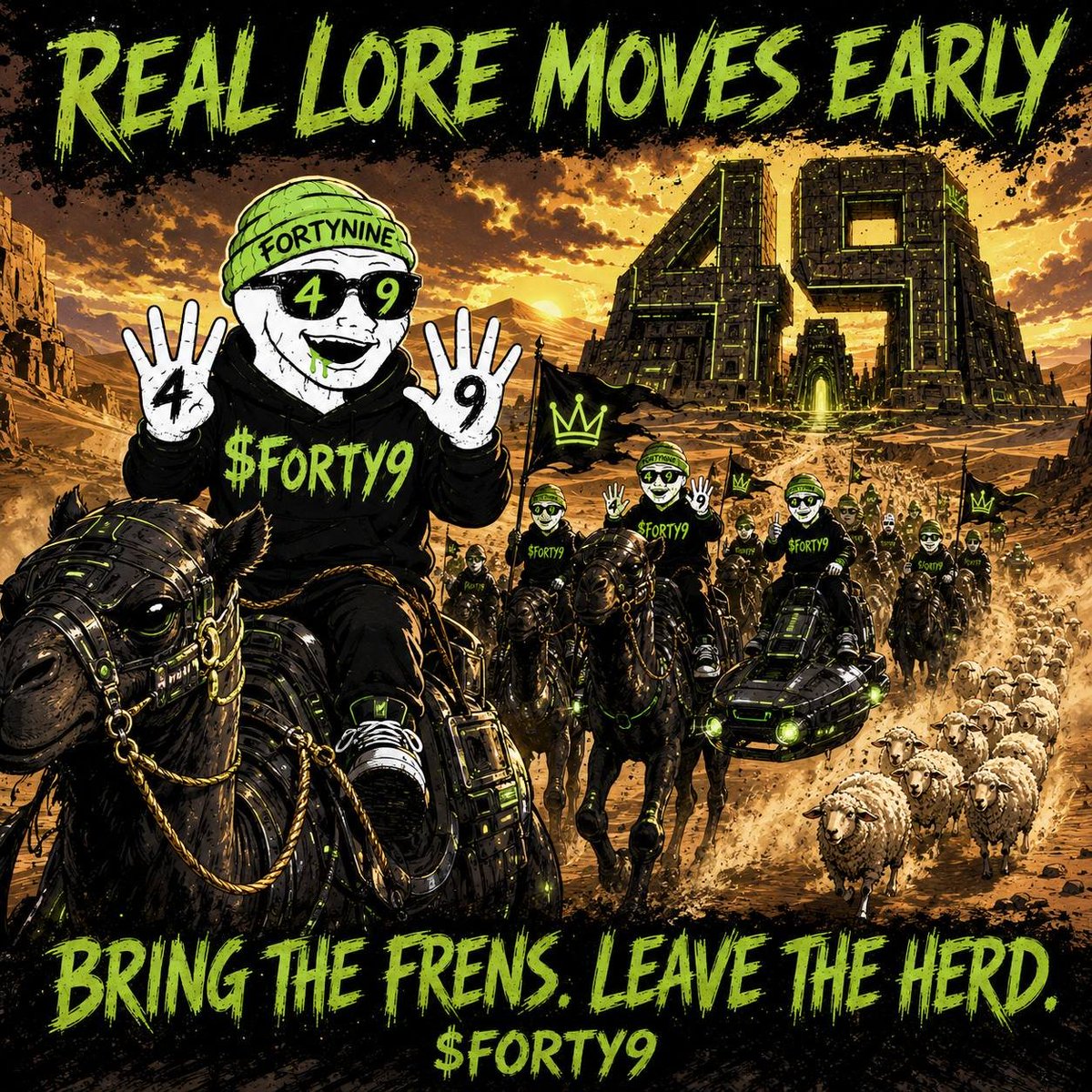 FORTY9SOL's tweet photo. We move early!

Count fast before everyone gets to know, and now that it's cheaper to count. 

$FORTY9 https://t.co/QlxWecfG0h