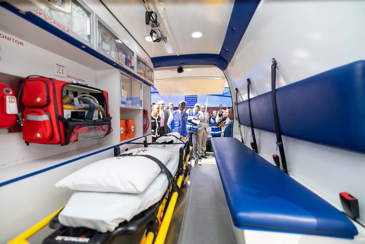SoberaMedia's tweet photo. President William Ruto launches the Social Health Authority (SHA) 922 Lifeline and National Ambulance Dispatch Centre in Nairobi. https://t.co/BaTELsBLJx