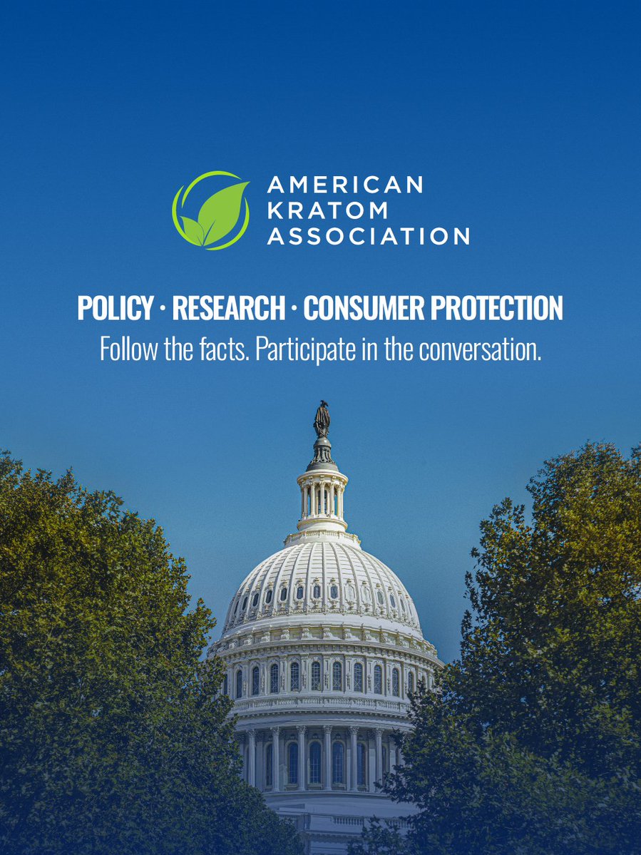 TheKratomAssn's tweet photo. American Kratom Association. Policy and research updates. We do not sell products or provide medical advice. https://t.co/zCuAxCCpHt