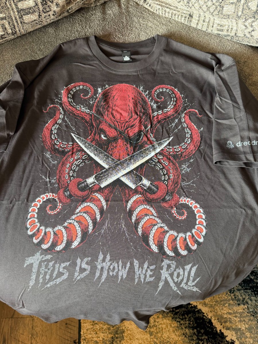 dreadnode's tweet photo. We made some new shirts for you, and your little ones, too. Available at @AISecurityForum tomorrow. 🍣🐙 #thisishowweroll https://t.co/hsiD3lDJml
