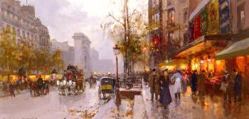 chenmjay's tweet photo. 8月6日  愛德華·萊昂·科爾特斯生日

（法語：Edouard Léon Cortès，1882年8月6日—1969年11月26日）是一位法國後印象派主義畫派畫家。他擁有法國和西班牙血統。由於他的畫作中的多種天氣下的巴黎街景及夜景，他作為"Le Poète Parisien de la Peinture"（巴黎的畫家詩人）而為人所知
《維基百科》 https://t.co/ps8jYcHSdF