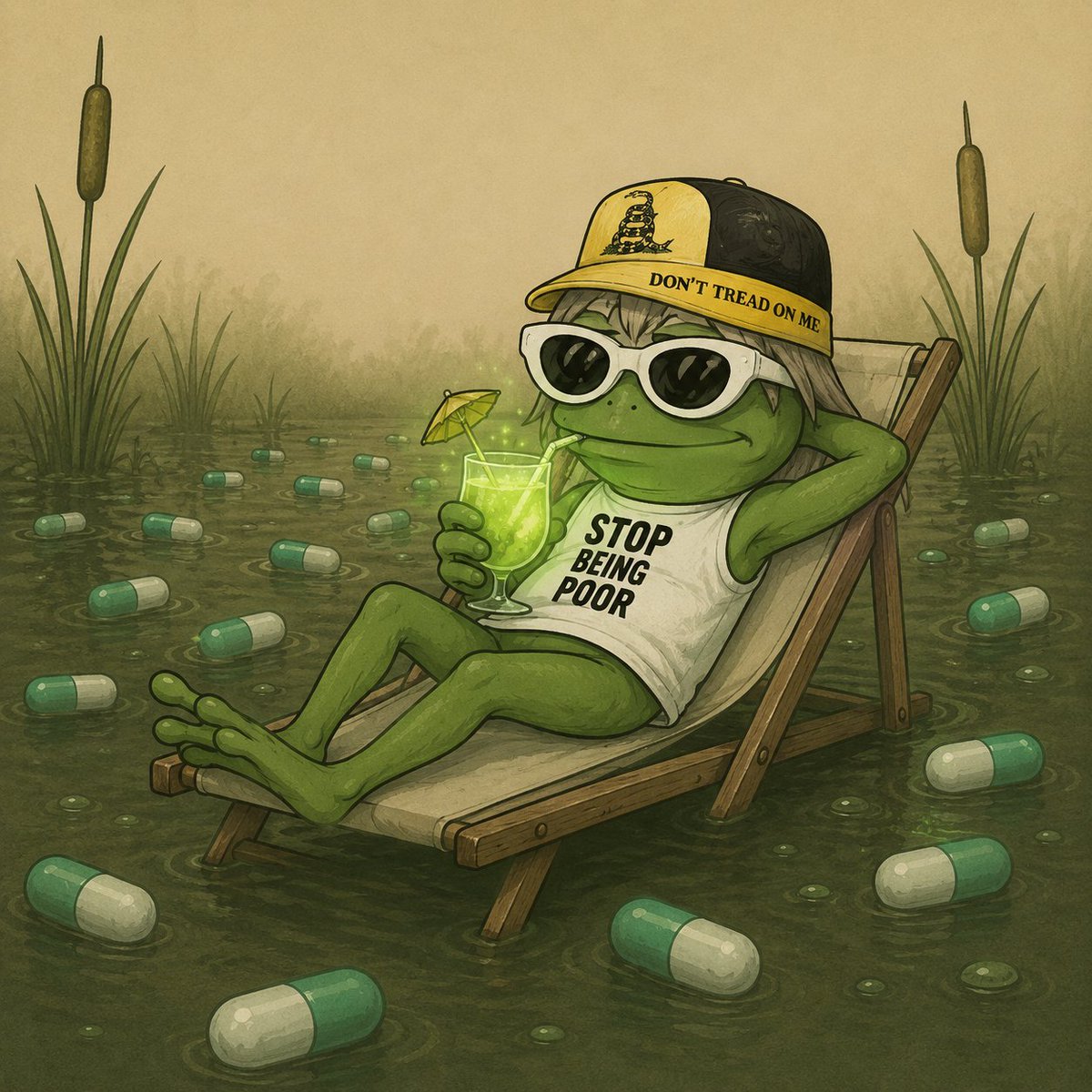 KCUFATAW's tweet photo. @meechie GM 🐸 

FVZhiS1uXdxpVMyGZTS22fz3caHUxxxXPkHPG21Zpump https://t.co/CKyvh6Hzp8