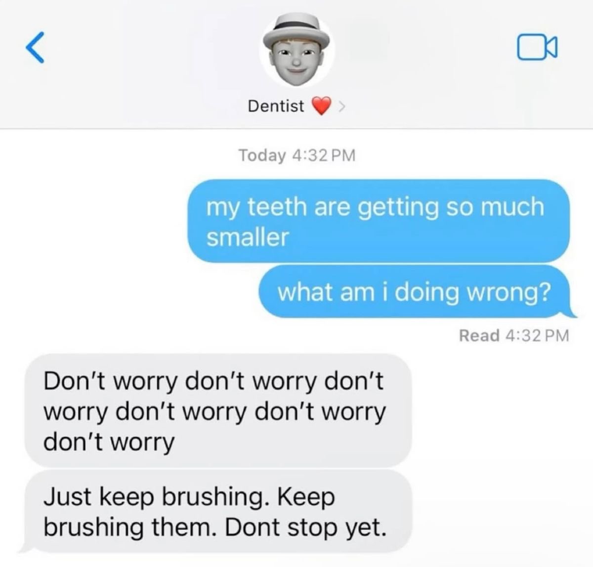 bunchofusagi's tweet photo. teeth hurt. gums hurt. head hurts. going back to dentist tomorrow. https://t.co/wkroax8SOZ