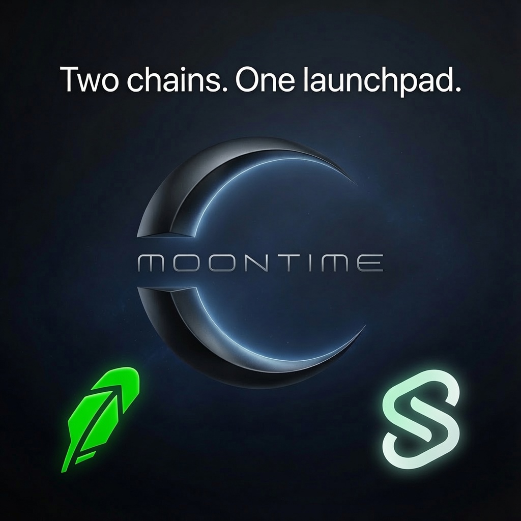 moontimefun's tweet photo. Two chains. One launchpad.

Add the Name. Ticker. Image. 

One wallet confirmation.

That's the entire launch flow. Your token is live, its liquidity is locked, all before you've finished reading this tweet.

#Robinhood #Stable #moontime https://t.co/OTHZGRYos8