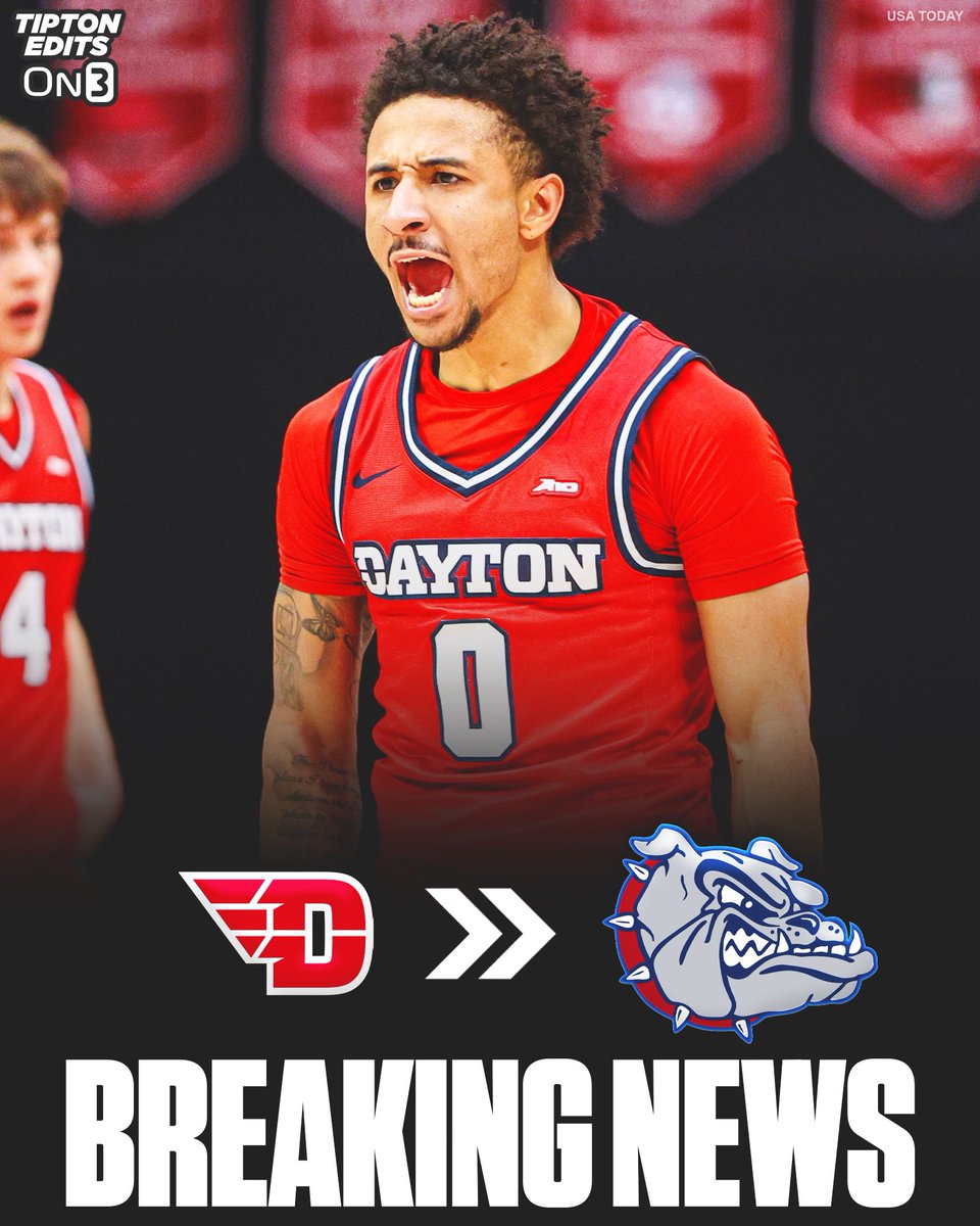 JoeTipton's tweet photo. NEWS: Dayton transfer guard Javon Bennett has committed to Gonzaga, his agent Harrison Gaines told @On3.   The 5-10 senior averaged 15.8 PPG this past season. He was recently granted a fifth year of eligibility through the Ohio ruling. 

https://t.co/qD1DfPRTpr https://t.co/WHRNHz50eY