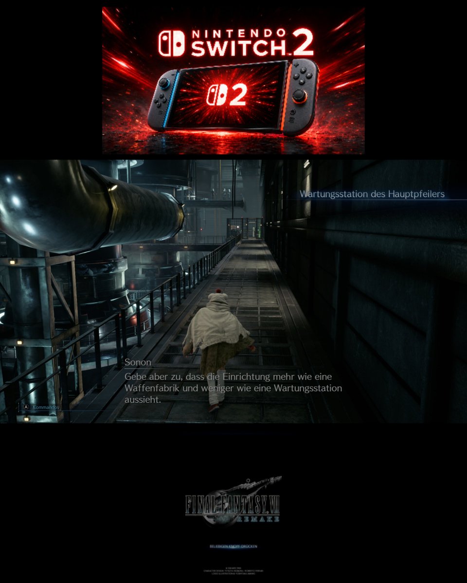 Dennis_RPGKING's tweet photo. #NintendoSwitch2 #FINALFANTASYVIIREMAKE #INTERmission Spieltagebuch Update: Wartungsstation des Hauptpfeilers,Bossgegner Gigantorpedo,Shinra-Gebäude - Eingang und 6. UG - Waffenentwicklung: Wartungszentrum Siehe Bilder Yeah🙂 https://t.co/3XGGxtzewU