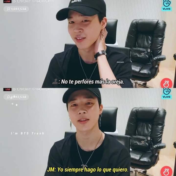 JiminLatinoFB's tweet photo. 🙏 Creo que siempre estaré agradecida que Jimin sea el tipo de ídol que nunca alienta las relaciones para sociales con el.

Siempre nos ha puesto límites claros, incluso cuando los fans han tratado de imponerle cosas, Jimin siempre responde con un rotundo “No”.

Cuando alguien le dijo que no se perforara las orejas Jimin dijo: “Yo siempre hago lo que quiero”. Cuando alguien le pidió hacer un show para la audiencia en medio de una entrevista dijo: “No lo haré”. Cuando otra se quejo porque estaba mostrando su cuerpo demasiado, fue y se tomó fotos en una cabina en París quitándose la camiseta.