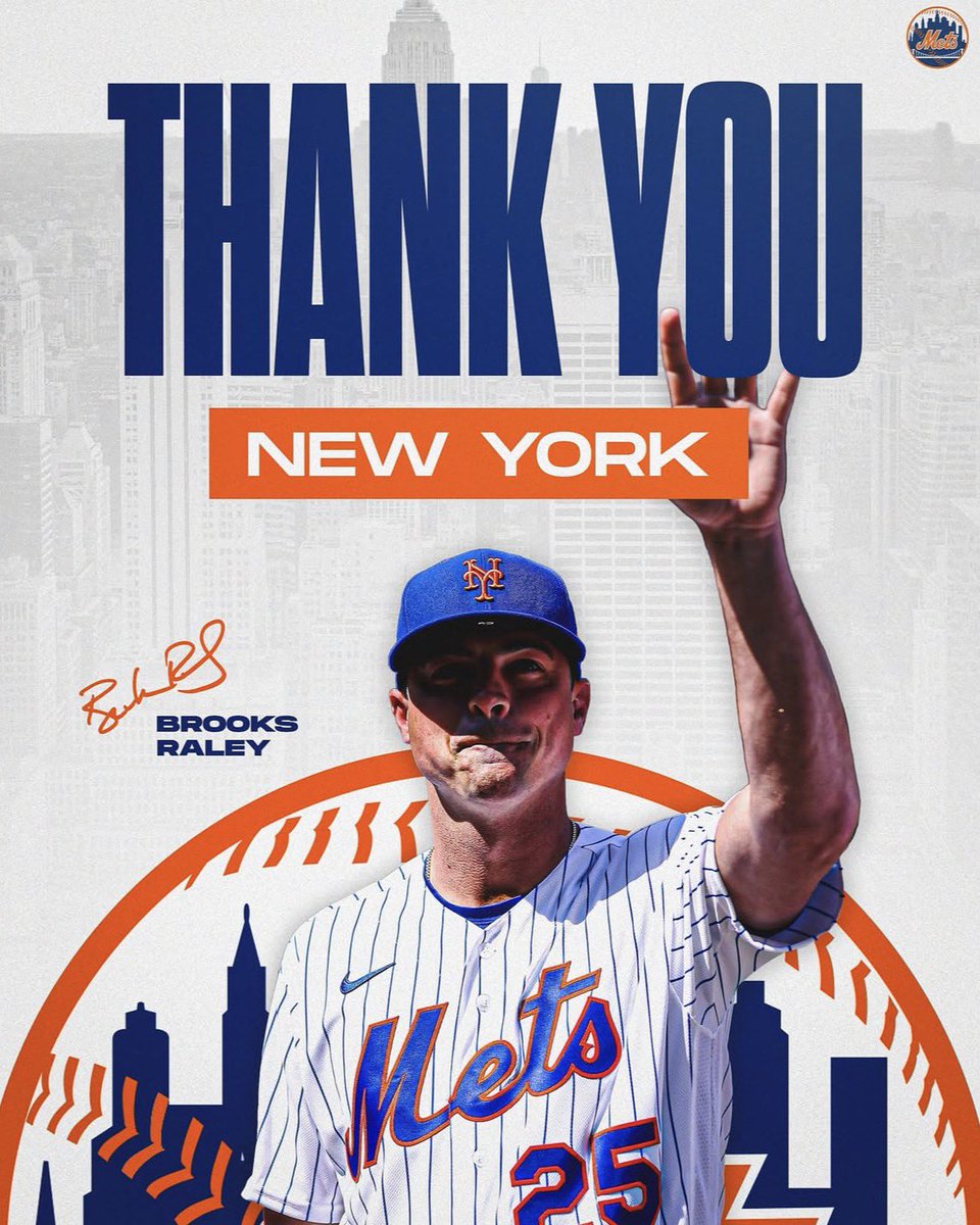 DanBartels2's tweet photo. Brooks Raley on Instagram:

To the Mets-

To my teammates, coaches, staff and most of all the fans. The last 4 years have been a truly blessing for my family and I. You all made that possible and today is just another reminder that things change quickly in this game and you have to be thankful for the time where your feet are. First class organization and full of great players and better people. Thank you from #25