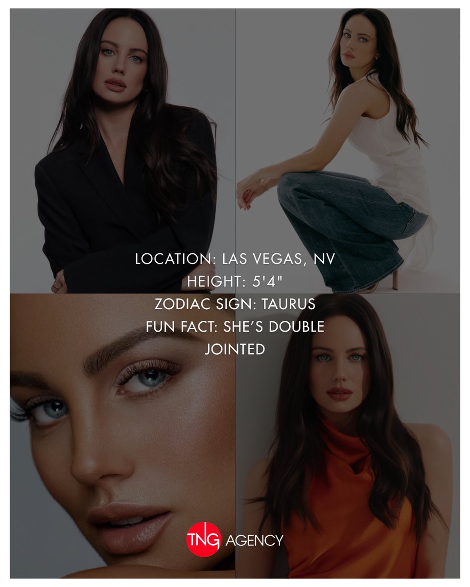 tngmodels's tweet photo. NOW REPRESENTING // MARIAH TEMPLETON

Meet Mariah - a mom who is double-jointed and based in Las Vegas. 

Welcome to The New Generation!

#tngagency #tngmodels #modelingagency #lasvegas #nowrepresenting https://t.co/m2QFzope44