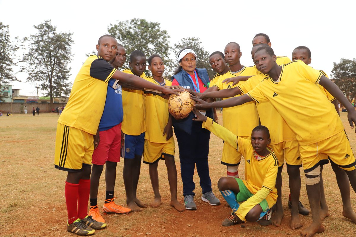 TSC_KE's tweet photo. TSC Ag. CEO Ms Eveleen Mitei on Tuesday 4 July joined learners from different regions during the 2026 KPJSSA National Games in Thika, Kiambu County

Some of the presentations witnessed during her visit included games by Special Needs learners such as Chess, Volleyball and table tennis among others.