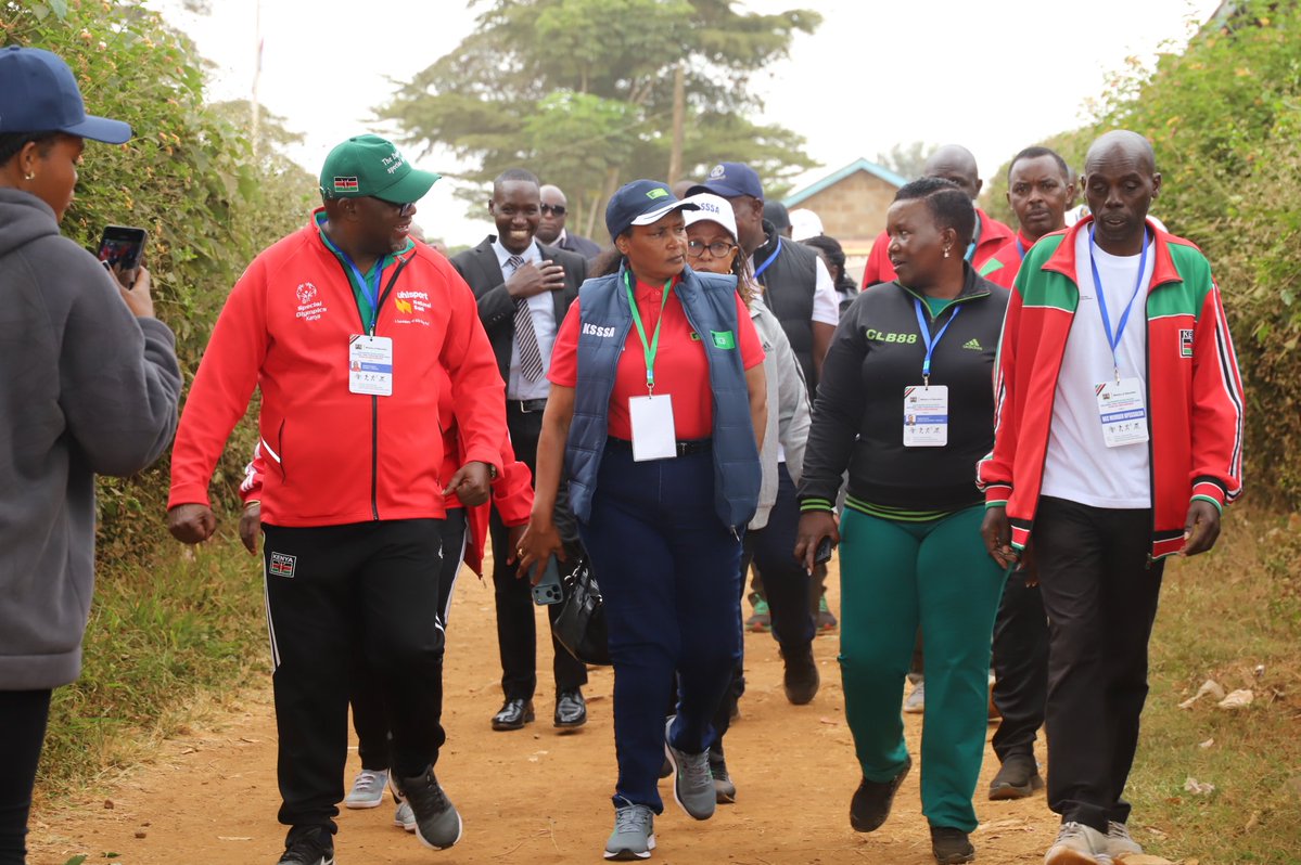 TSC_KE's tweet photo. TSC Ag. CEO Ms Eveleen Mitei on Tuesday 4 July joined learners from different regions during the 2026 KPJSSA National Games in Thika, Kiambu County

Some of the presentations witnessed during her visit included games by Special Needs learners such as Chess, Volleyball and table tennis among others.