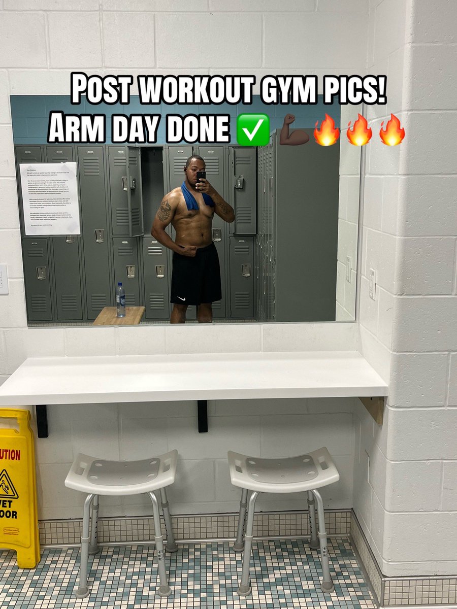 SmarttGuy92's tweet photo. Post workout gym pics!
Arm day done โ
๐ช๐ฟ๐ฅ๐ฅ๐ฅ
#gym
#gympump
#gympics
#gymmotivation
#foryoupage
#fyp https://t.co/N9NuuJXNBU