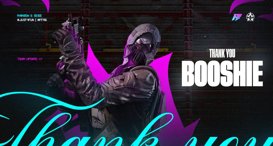 FFunEsports's tweet photo. Siege Team Update:

Today we part ways with @Booshielytics. We thank him for all his hard work and efforts during Stage 1. Wishing him nothing but the best in his next chapter. 🤍

#Just4Fun | #FFR6 https://t.co/y8RUqfvSz7
