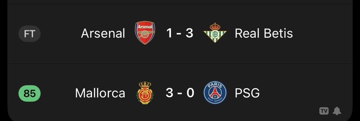 NoodleHairCR7's tweet photo. The UCL finalists getting cooked by mid table La Liga clubs 😭😭😭😭😭 https://t.co/f8Ku5u9CGr