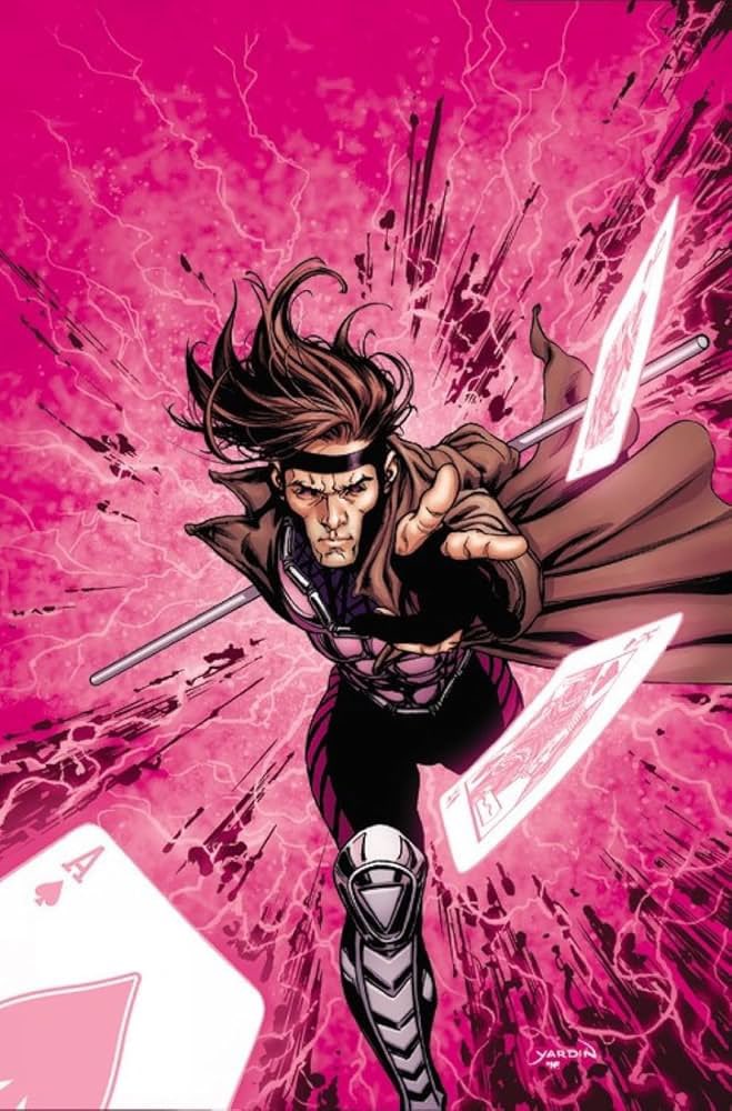 DailyMutantsX's tweet photo. Today’s Mutant of the day is Remy LeBeau A.K.A Gambit!

First appearance: Uncanny X-Men #226 (June 1990)

Created by: Chris Claremont &amp; Mike Collins

Powers: Remy can take potential energy stored in objects and convert it to kinetic, “charging" that item with explosive results! https://t.co/wryJ56IFOH
