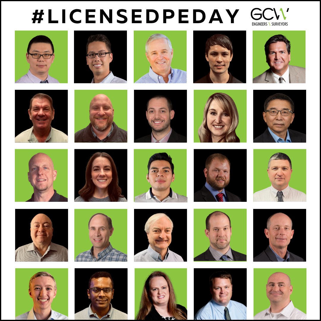 GCW_Eng's tweet photo. #ProfessionalEngineersDay is the perfect time to recognize our NV-licensed PEs. Their expertise helps turn complex challenges into lasting solutions for our communities. We’d also like to recognize Courtney, Derek, & Cody on recently earning their PE licenses. Congratulations! https://t.co/jwuMHh8qZE