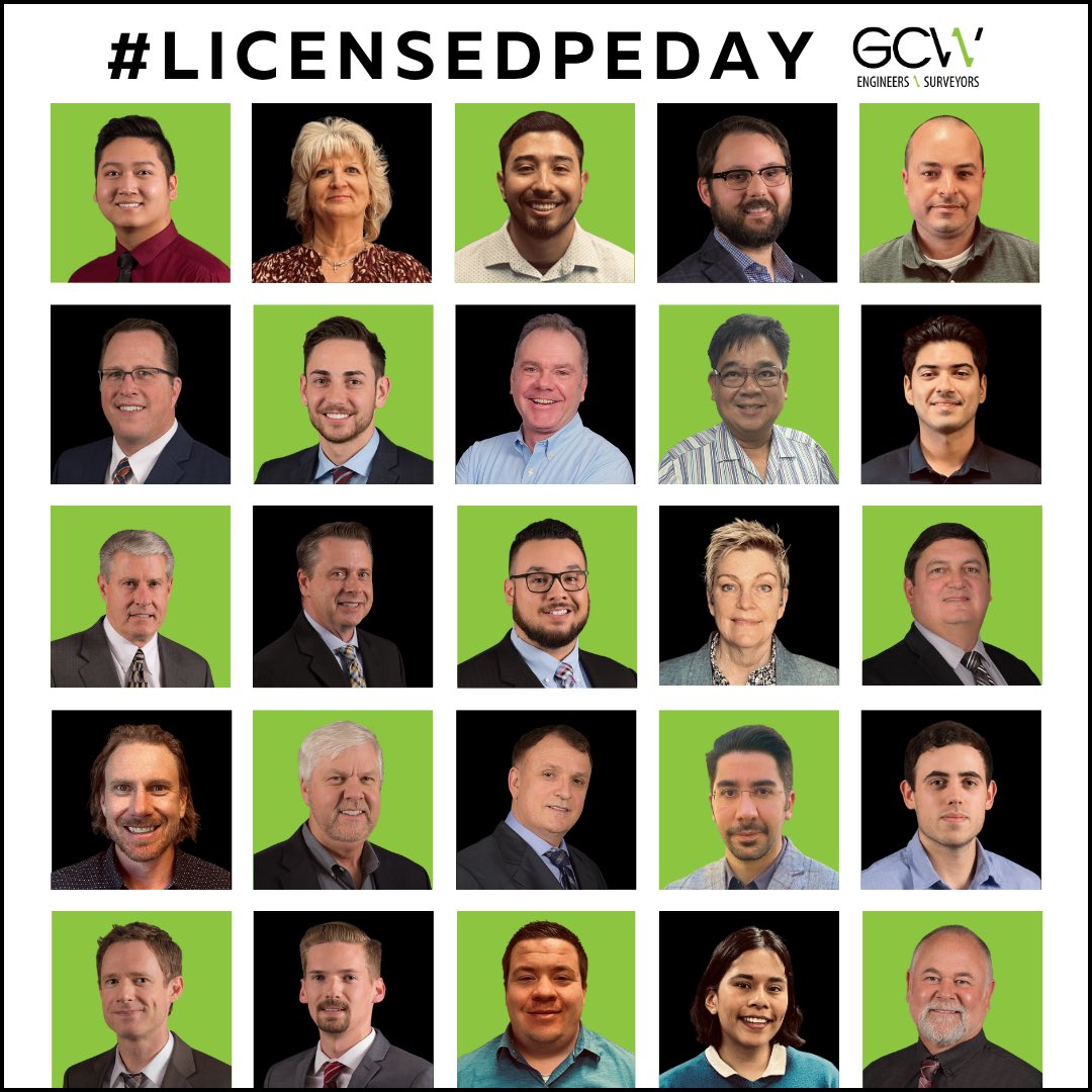 GCW_Eng's tweet photo. #ProfessionalEngineersDay is the perfect time to recognize our NV-licensed PEs. Their expertise helps turn complex challenges into lasting solutions for our communities. We’d also like to recognize Courtney, Derek, & Cody on recently earning their PE licenses. Congratulations! https://t.co/jwuMHh8qZE
