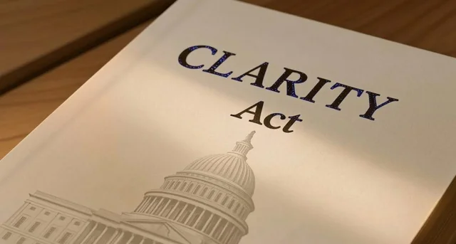 RealTarikTurhan's tweet photo. CLARITY won't be signed before the summer recess, and after that the midterms take the oxygen. Early 2027 is probably when it becomes a real topic again. Whatever form it passes in, I'd expect it to be less restrictive for builders than MiCA has been. https://t.co/mSUi4oSx7R