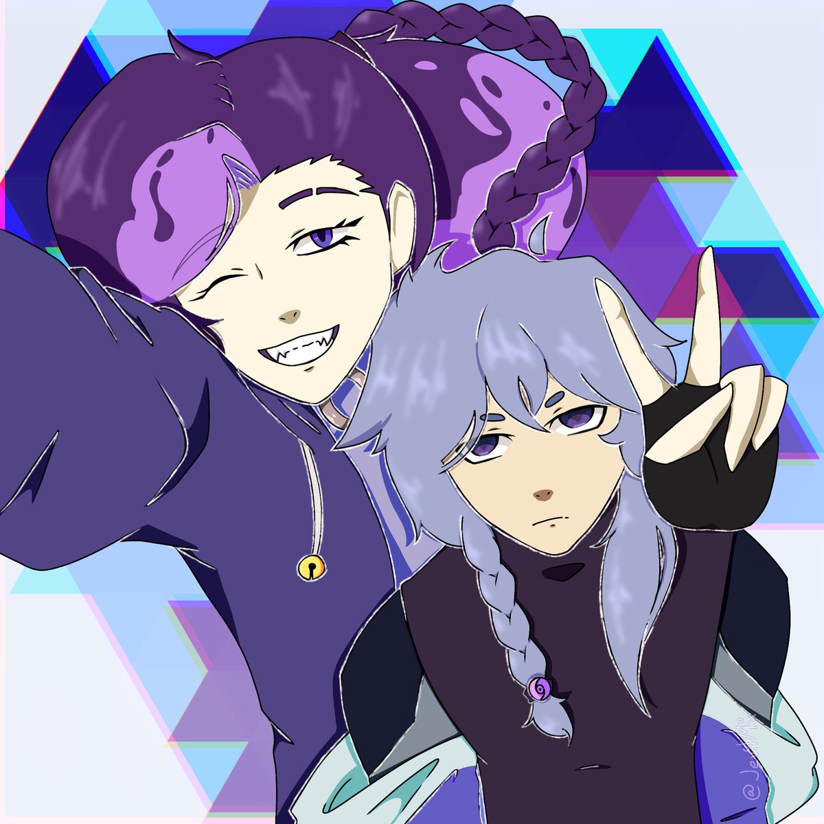 JevilMix's tweet photo. Vincent and Abel, a color fixer and its assistant
a little selfie and a concept art sheet for Abel 

#originalchracters #oc #Limbus #Limbus_Company #art #digitalartㅤㅤㅤㅤ #streamer https://t.co/tKnW74cQ5o