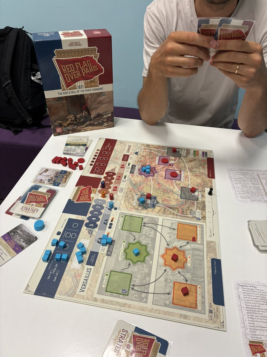 nikoalokin's tweet photo. Red Flags Over Paris by @fredserval &amp; @gmtgames https://t.co/gXTuAnorrp