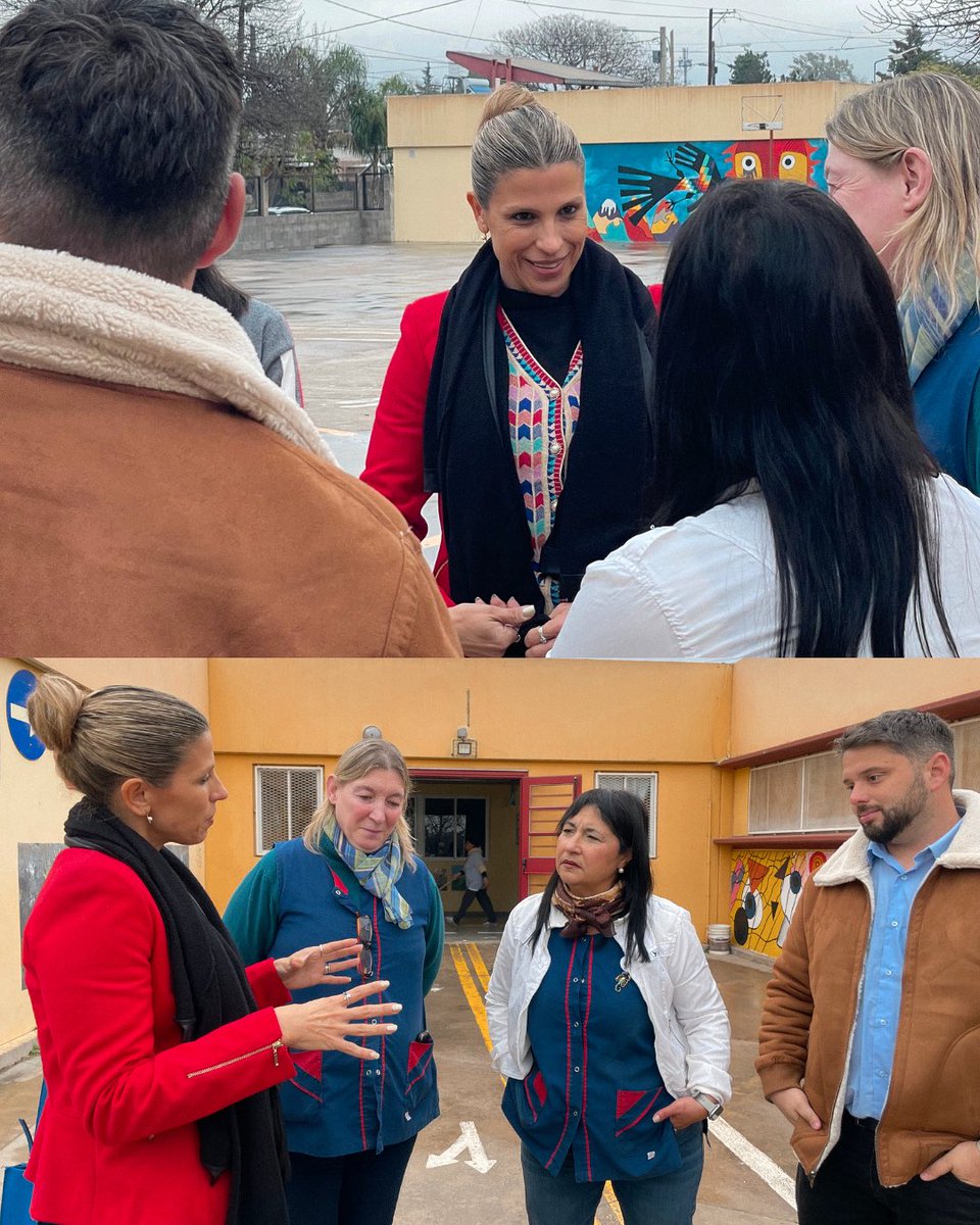 LauraPedernera_'s tweet photo. Junto al Subsecretario de Ambiente y la Policía Caminera, visitamos la Escuela Javier Villafañe, donde la señalización, las demarcaciones y cada detalle del entorno demuestran que es posible enseñar seguridad vial de forma cercana, creativa y significativa. 🚸 https://t.co/BiK2ocig6w