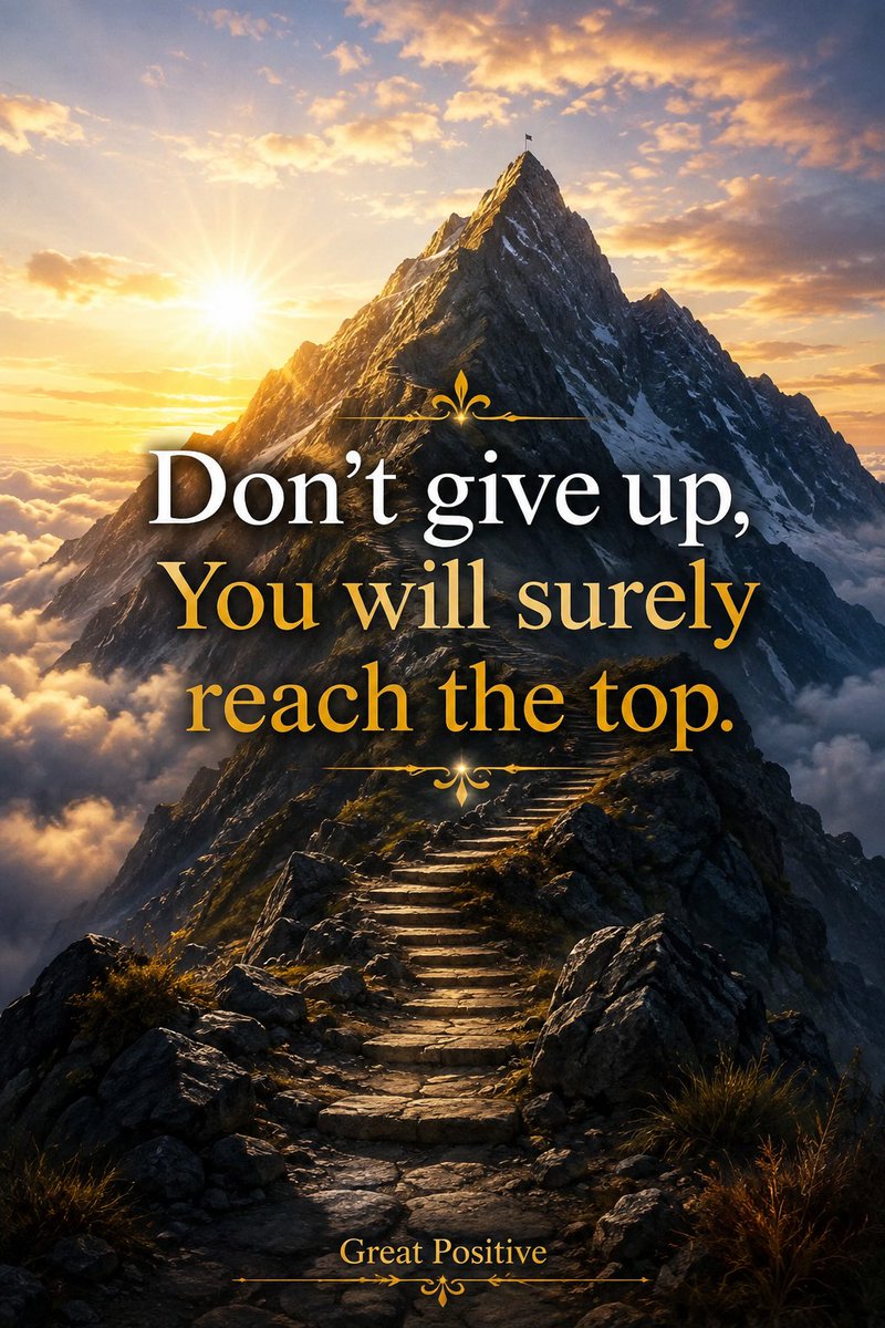 Kingpositive001's tweet photo. Don't give up!
#BelieverinChrist #motivation #inspiration #dontgiveup #KINGPOSITIVESERIES https://t.co/QzqVkVXRPy