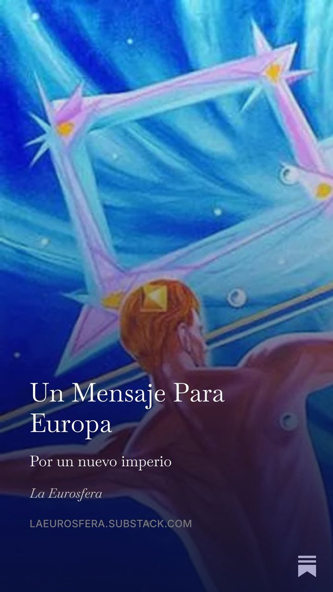 laeurosfera's tweet photo. ✍🏻 | Un Mensaje Para Europa - Por un nuevo imperio

Por @OrpheusEvropae
Link: https://t.co/lbrhgmNoEZ https://t.co/tIqCjCldlY