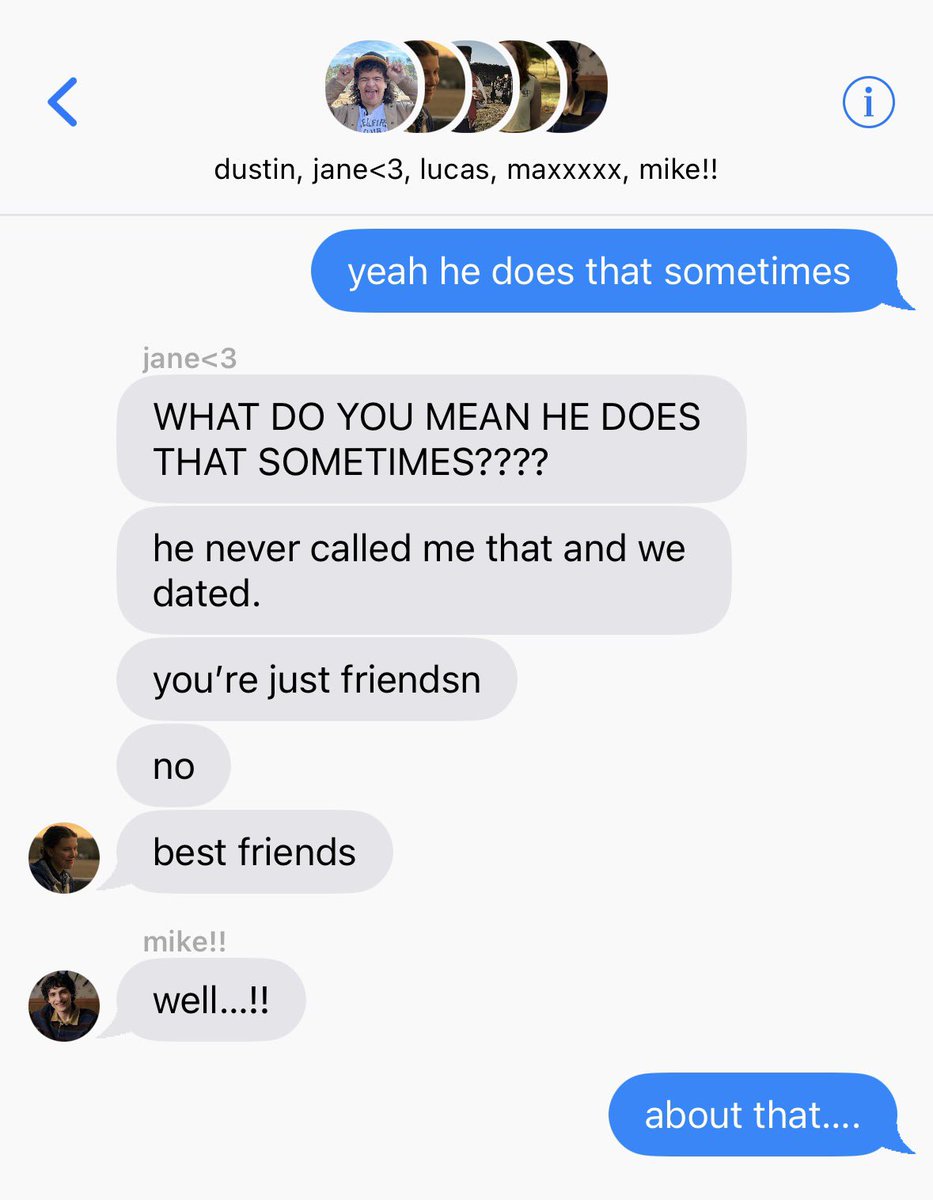 snoopyscleradin's tweet photo. another day another #byler smau!! secret relationship byler casually outing themselves yeah yeah yeah https://t.co/zwQPFEe49s