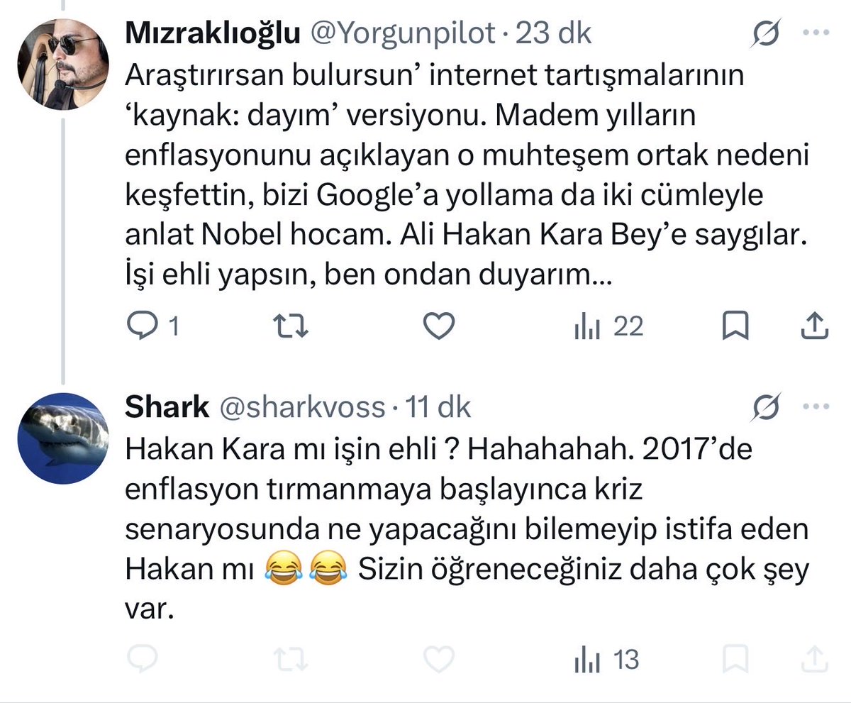 Yorgunpilot's tweet photo. Öğreneceğiniz çok şey var” kısmı güzel olmuş. Özellikle Hakan Kara’nın 2019’da ayrıldığını 2017 diye anlatan birinden kronoloji öğrenmek paha biçilemez. 😂 Şimdi kahkaha emojileri bittiyse, 2018 sonrası neden tersine döndüğünü açıklayabilir miydi bilmiyorum. Troll hesap 🤣 https://t.co/0w1XicgeXN
