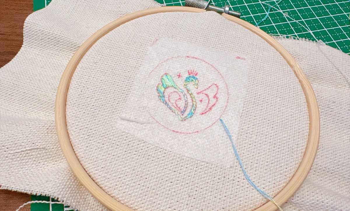 srm_komati's tweet photo. 刺繍です https://t.co/XnUd98ygvH