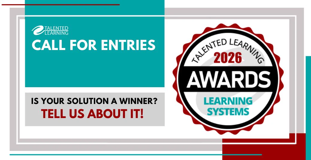 🏆 Enterprise #learningsystems vendors, it's your time to shine! 🏆 Want to be known as one of the best? We want to hear from you!

Entering our #awards is FREE. But we need to assess your solution in-depth + deadline is Sep 15th.

So start now👉https://talentedlearning.com/lms-vendors-enter-the-talented-learning-awards/

#LMS #LnD