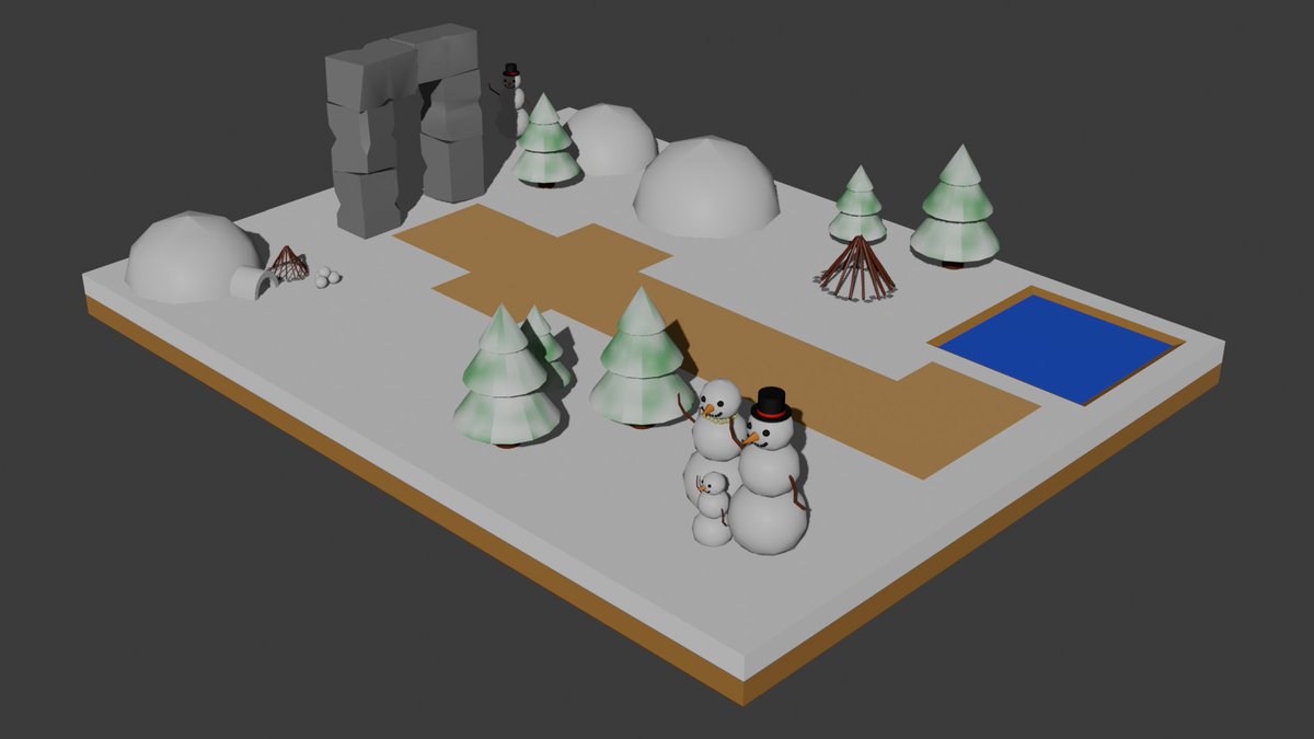 SteelRabbit_Dev's tweet photo. A quick look at the tilesets used in the first three biomes for Guardians Hand. 

A calm forest, a freezing tundra and a scorching desert!

Check out the demo featuring the forest map below.
https://t.co/S8MzVVHfuP

#indiedev #gamedev #blender https://t.co/27rz0W83Cm