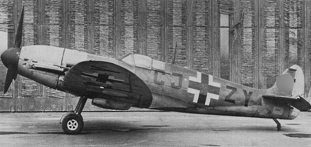 Bubotomy's tweet photo. #TodayILearned in 1942 the Germans captured a British Spitfire (because its pilot landed on the wrong island) and mated it with the engine from a Messerschmitt 109. https://t.co/O2zTBHYMtz