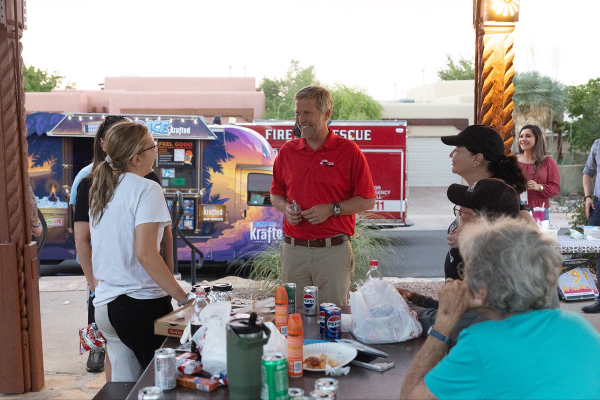 MayorKeller's tweet photo. Last night, neighborhoods across Albuquerque came together for National Night Out.

Thank you to everyone who welcomed City staff, first responders, and community partners into your neighborhoods to help shape a stronger city. https://t.co/Pfi64zmQwn
