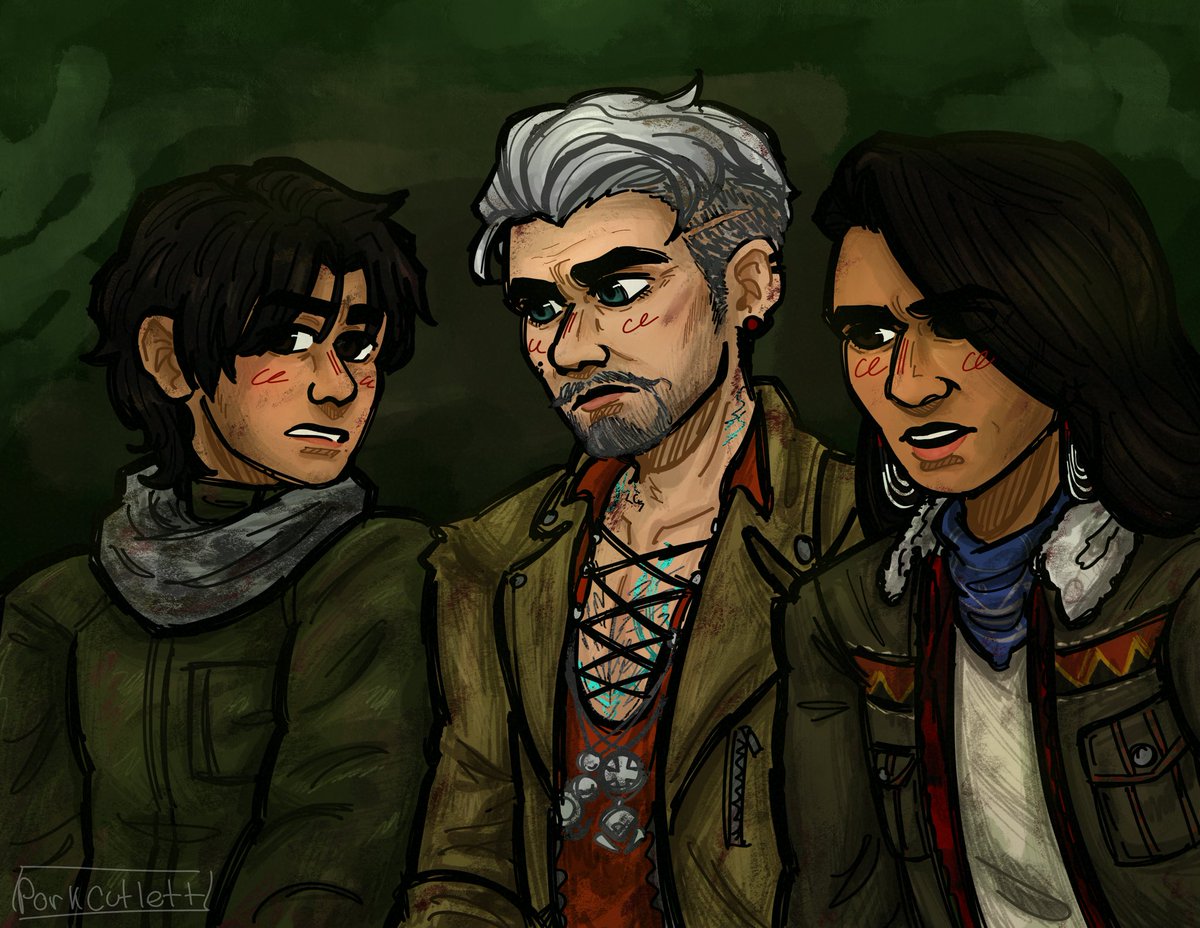 sweetrandy1991's tweet photo. Yur my dbd mains 😛
#deadbydaylight #shanewiigwaas #vittoriotoscano #jakepark #dbdfanart https://t.co/Uanafph4AK