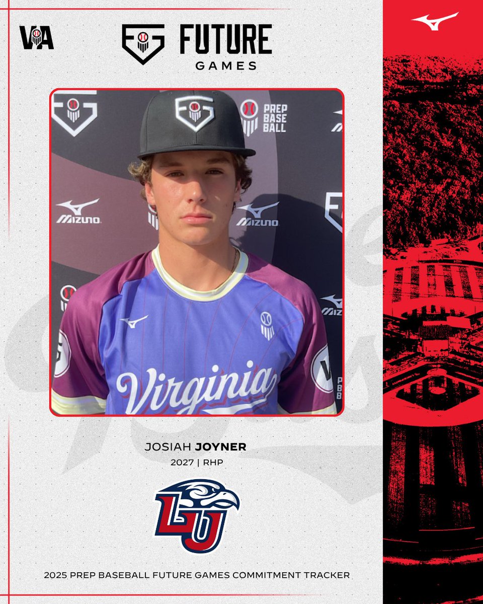 PrepBaseballVA's tweet photo. 🚨#PBFG25 Commitment Alert 🚨
'27 RHP Josiah Joyner (Lakeland) has announced his commitment to Liberty University.
Joyner is the 17th commit from #TeamVirginia
See Joyner's Full Profile ➡️ https://t.co/jrjd1VGDdJ
#BeSeen || @JosiahhJoyner https://t.co/z9BH0DC49U