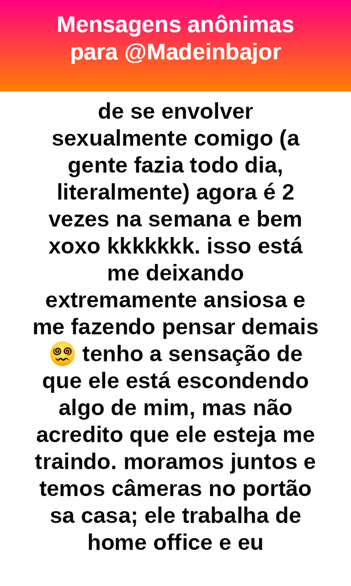 madeinbajor's tweet photo. #bajo44128
🥲 ansiedade/desabafo
Queda de libido pode vir de estresse, cansaço, rotina, saúde mental, hormônios ou simplesmente uma fase ruim e não significa automaticamente perda de interesse. Não tem saída além da conversa. Ficar pensando demais só piora.  #furafila https://t.co/2W1nQof5Xc