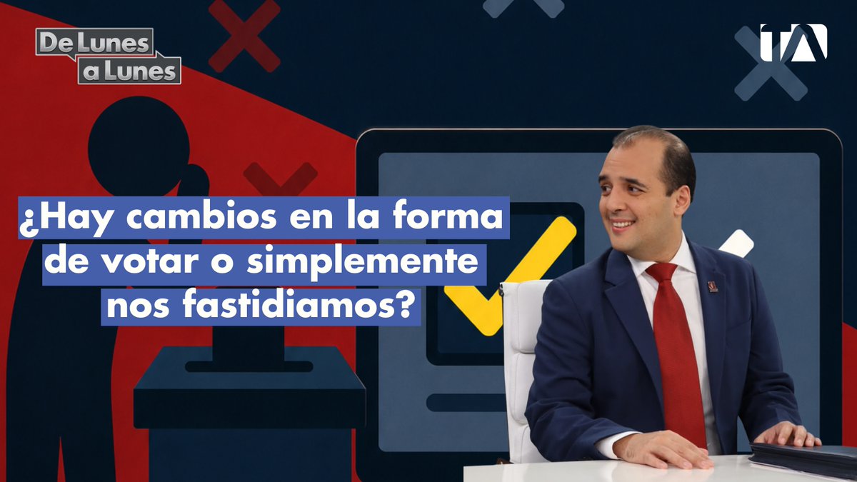 delunesalunestv's tweet photo. ¿Hay cambios en la forma de votar a causa de qué? esta es la opinión de Héctor Yépez.

¿Estás de acuerdo con él? te leemos en los comentarios y busca el programa completo aquí https://t.co/PWlxcNZiVj

 #dlal #delunesalunes https://t.co/UAENA6kXco